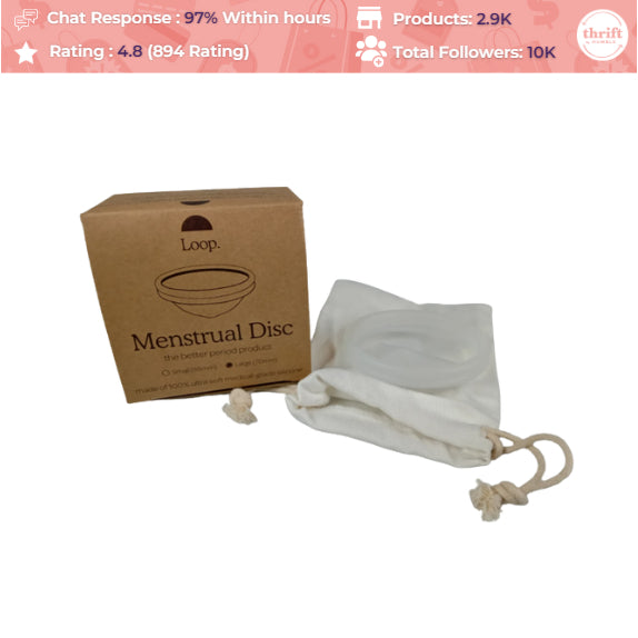 HUMBLE - Loop Menstrual Disk (Large) | Unsealed - Good Packaging