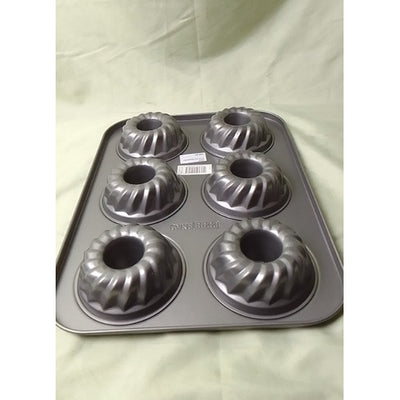 Humble Cake Boss Mini Fluted Mould Pan Nonstick | Baking Essentials Kitchenware | Bakewares | 6cups