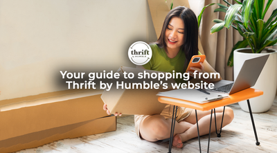 Your guide to shopping from Thrift by Humble's website