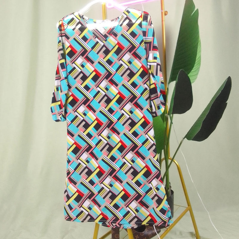 Dulcea Cold Shoulder Shift Dress – brand new, great deal, Multi-sized