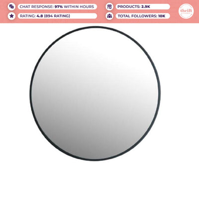 Round Mirror Bathroom 50cm