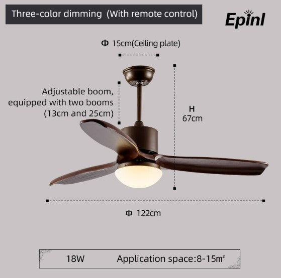 Epinl SW1829A Dining Room Ceiling Fan