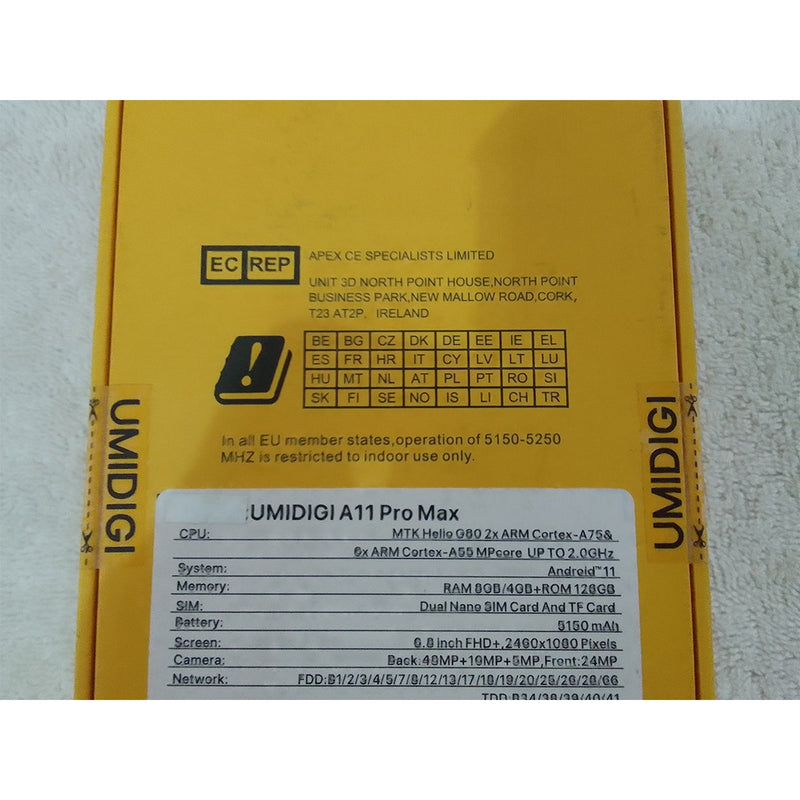 Umidigi A11 Pro Max 8gb/128gb - Sealed