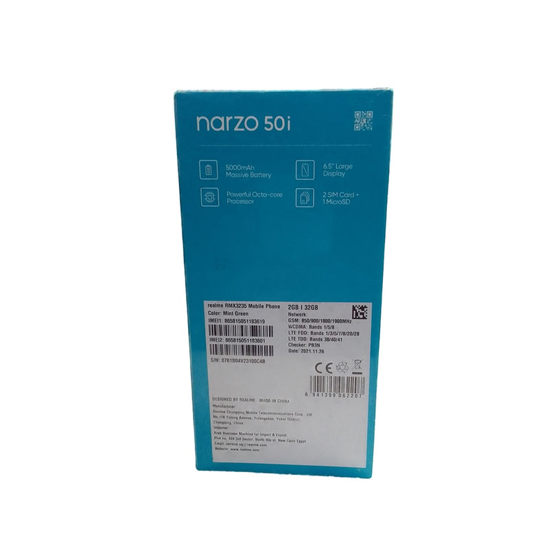 Realme Narzo 50i 2/32gb - Sealed & Authentic