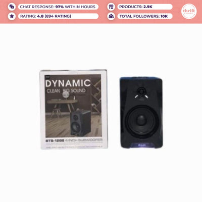 Brudo Big Bass Sound Dynamic Bluetooth Karaoke (BTS-1288)