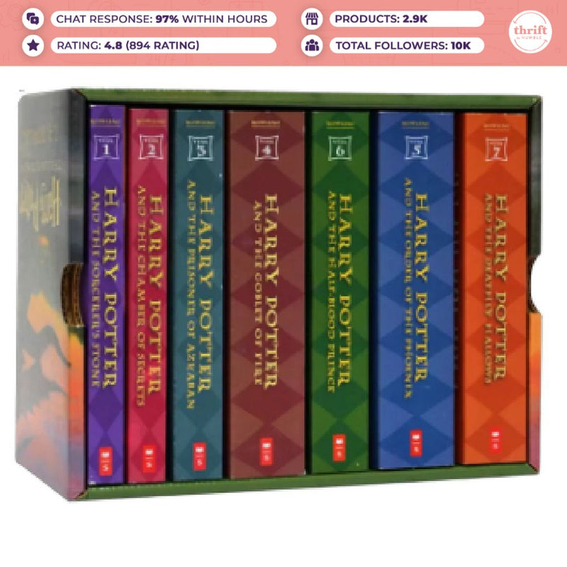 J.K Rowling Harry Potter 8 Book Series Complete Set (7 books + Cursed Child)