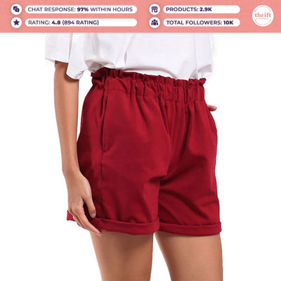 Lavina Paper Bag Shorts – brand new, great deal, Multisize