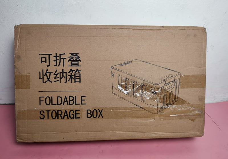 Foldable Wooden Storage Box 60L