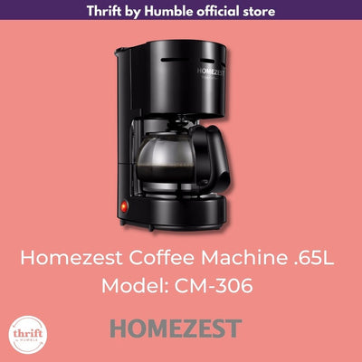 HOMEZEST Coffee Machine .65l Model: Cm 306