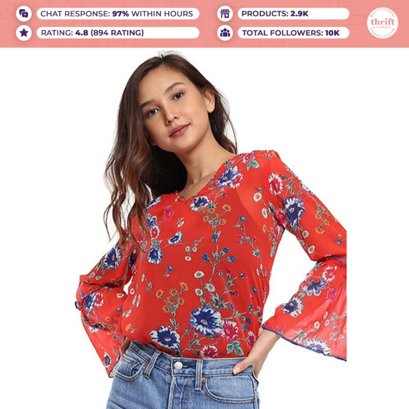 Mimi Long Sleeves Top – brand new, great deal