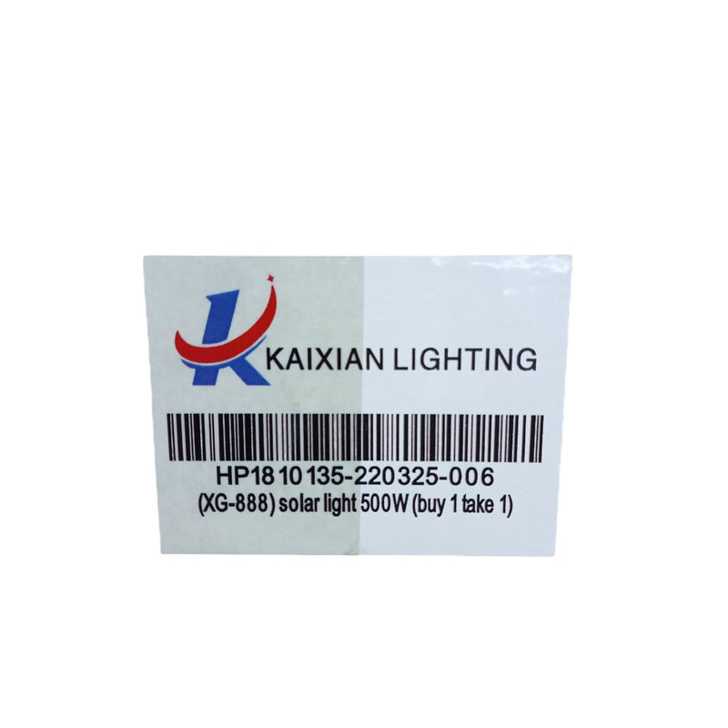 Kaixian Lighting Solar Light 500w