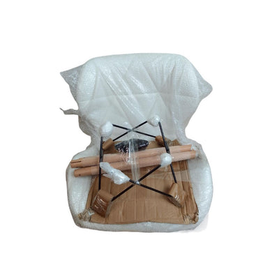 Nordic Leather Chair White