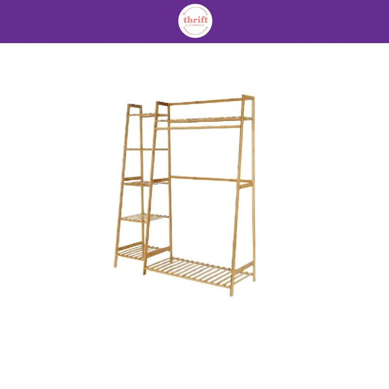 Bamboo Ladder Clothes Rack