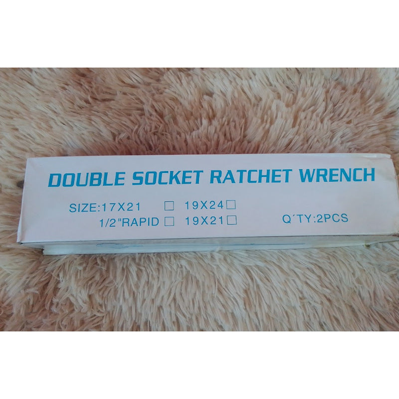 HUMBLE Double Socket Ratchet Wrench 17-19mm 2pcs.