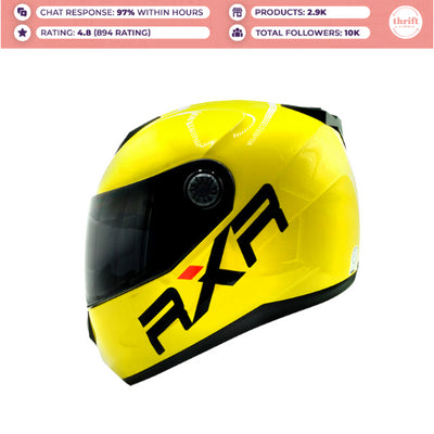 RXR Fullface Helmet Black Visor ( 691-2 )