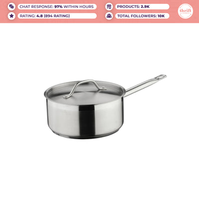 Humble Stainless Steel Sauce Pan for Cooking with Cover 24/26cm Kitchen Tools Nonstick