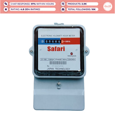 Safari Digital Kilowatt Hour Meter Electronic (SY-168)