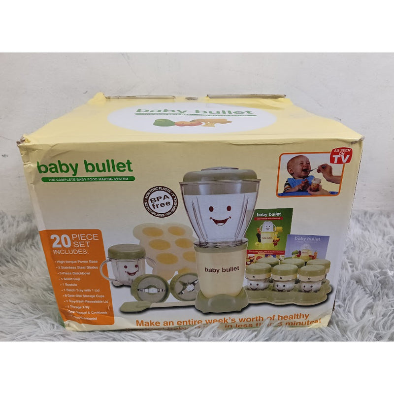 HUMBLE Baby Bullet Food Maker Smashing Blender 20pcs Set