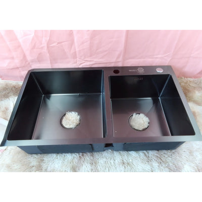 HUMBLE Double Kitchen Sink Stainless Steel (80x45cm)