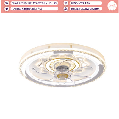 HUMBLE - Round Ceiling Light Fan Chandelier
