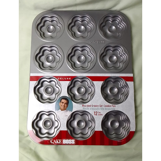 Humble Cake Boss Moulded Heart, Star, Whoopie Pie, Flower Cookie Pan for Baking | Nonstick | Carbon