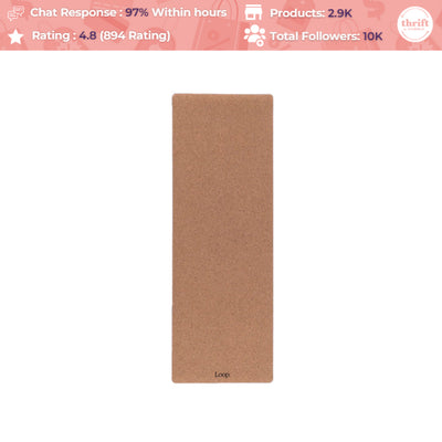 HUMBLE - Loop Cork Yoga Mat - Plain | Unsealed - Good Packaging