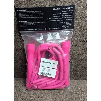 Humble Ropedt Pro2 Beaded Jump Rope for Workout, Skipping Ropes for Men/Women Weightloss Pink