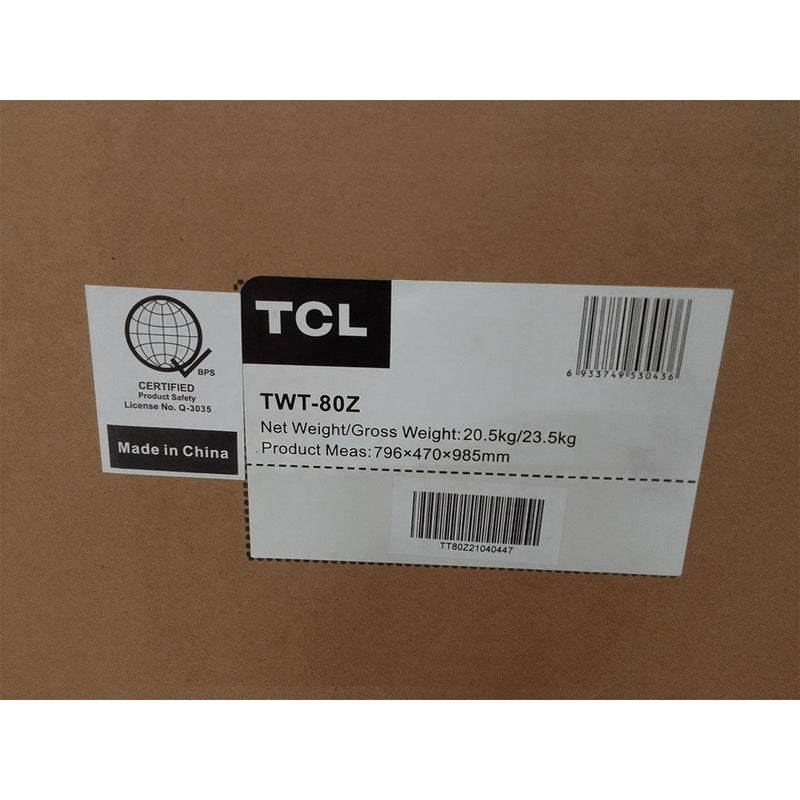 TCL 8kg Twin Tub Washing Machine with Dryer (TWT-80Z)