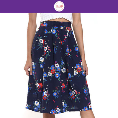 Loretta Pleated Midi Skirt – brand new, great deal