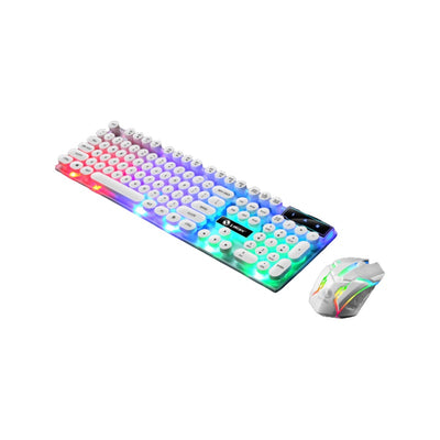 Wired Mechanical Gaming Keyboard + Wired Gaming Mouse