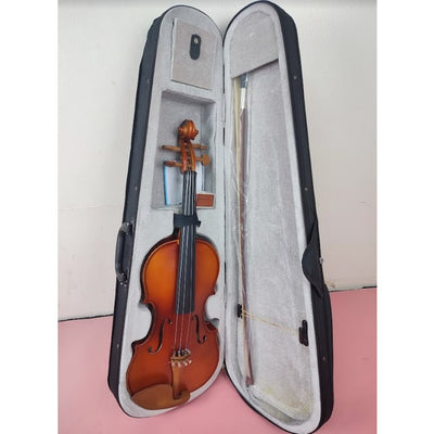 Violin Solid Wood Instrumental Size 3/5 with Free Rosin