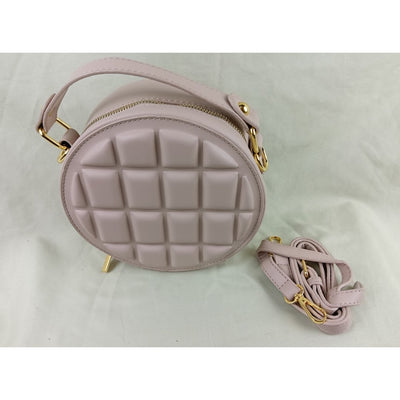 Humble Burten Hyde Rosa Round Messenger Bag Trendy Slingbag for Girls Leather Good Quality Aesthetic