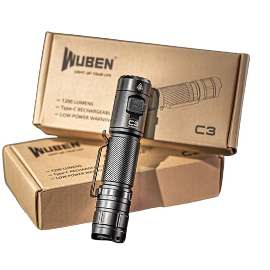 Humble Wuben C3 1200 Lumens Easy Carry Flashlight