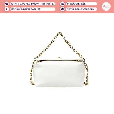 Humble Burten Hyde Sierra Messenger Bag for Women Trendy Slingbag for Girls Leather Aesthetic White