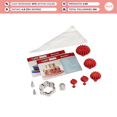 Humble Cake Boss Flower Decorating Kit for Baking | Cake Making | Baking Equipments | Bakewares