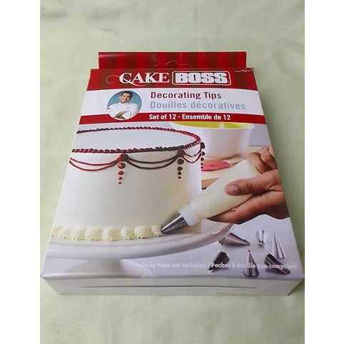 Humble Cake Boss Basic Decorating Tips Set 12pcs | Baking Equipments | Baking Needs | Cake Making