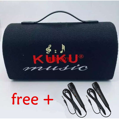 Kuku K10, 10-inch Bluetooth speaker, subwoofer tunnel speaker, home karaoke entertainment system