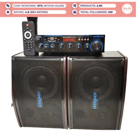 Home Vision Stereo Karaoke Amplifier (HV 208)