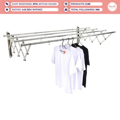 HUMBLE Wall Mounted Clothes Drying Rack