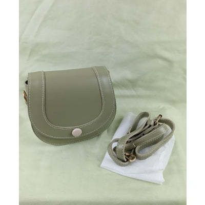 Humble Burten Hyde Hawa Saddle Messenger Bag for Women Small Slingbag for Girls Ladies Leather Green