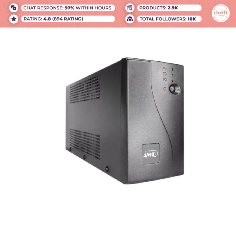AWP 2000VA-1200W UPS Uninterruptible Power Supply