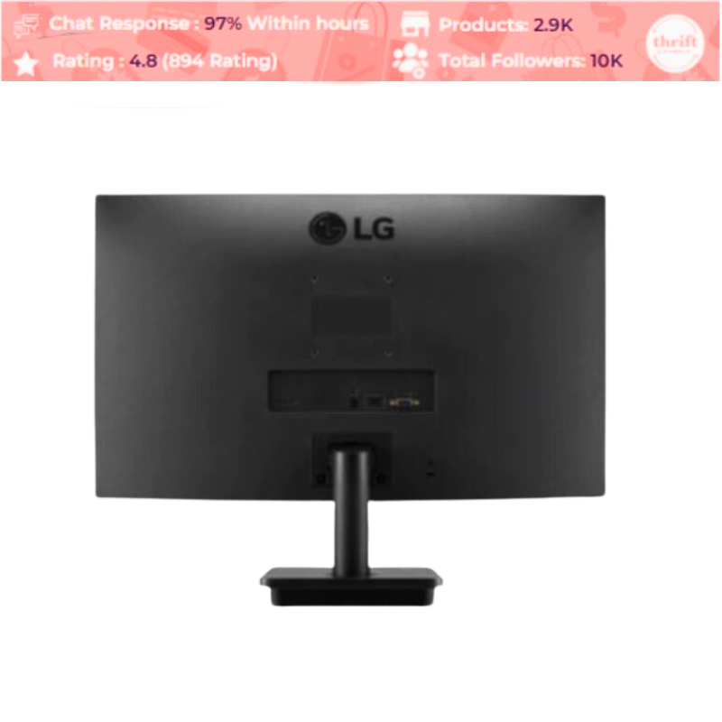 LG Monitor 24MP400 | 1920 x 1080, IPS, 5ms, Anti-Glare | Condition: New-Sealed-Original Packaging